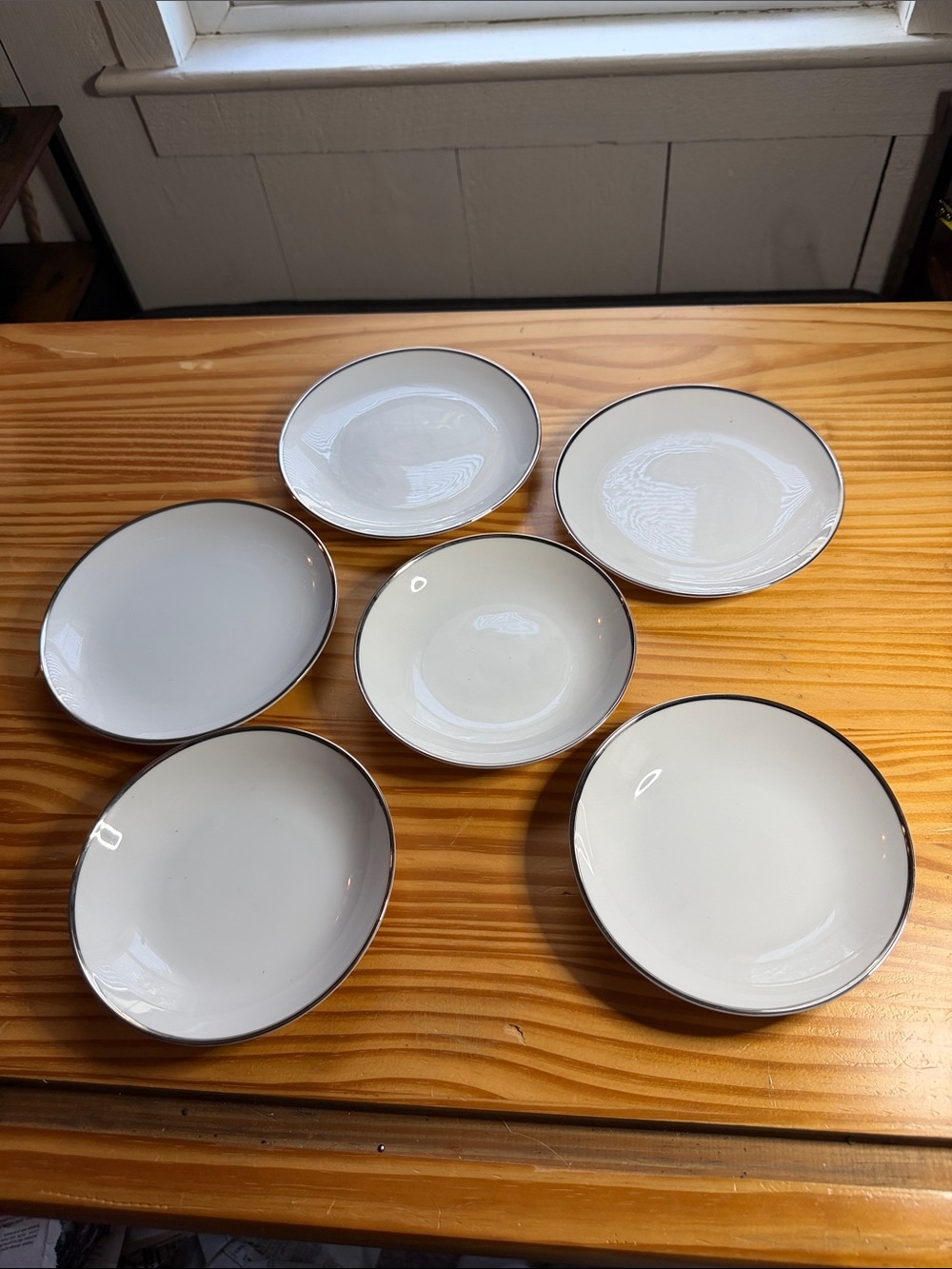 6-Piece Small Plates & Small Bowls Set Wentworth Fine China True Love 2616 Japan